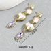Small, fresh versatile women's with zircon pearl inlay, niche design earrings and jewelry_ipsvogv.com