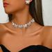 Jewelry & Accessories Fashion Bow Necklace Party Accessories Flashing All Match Full Diamond Necklace_ipsvogv.com