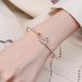 Live Fashion Inlaid Zircon Swan Bracelet Female Light Luxury Ins Champagne Cute Sweet Open Girl Bracelet_ipsvogv.com