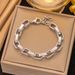 Jewelry Personality Hip-hop Style Stainless Accessories Trendy Diagonal Men's And Women's Titanium Steel Bracelet_ipsvogv.com