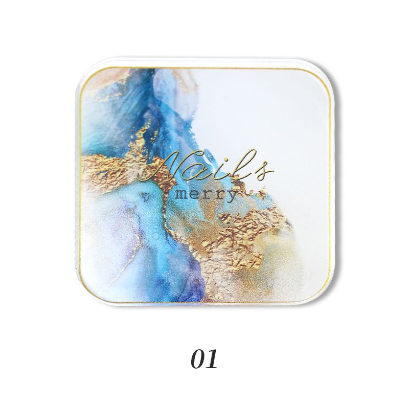 1PC Fashion Resin Stone Nail Art Acrylic Palette Display Board Nail Painting Color Mixing Palette Display Shelf Manicure Tool_ipsvogv.com