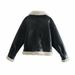 Women's clothing style street fashion fleece fur jacket coat_ipsvogv.com