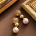Fashionable Ethnic Style Pearl Pendant, Long Tassel Earrings, Niche, Light Luxury, High-end Silver Needle Earrings_ipsvogv.com