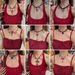 Dark Punk Style Red Necklace Female Heavy Industry Subculture Y2K Clavicle Chain Sweet Cool Hot Girl Necklace New Year Trend_ipsvogv.com