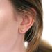 Cao Shi's New Asymmetrical Little Bee With Daisy For Women's High-end Temperament, Simple And Fresh Earrings_ipsvogv.com