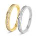 Women's Jewelry High End Stainless Steel Engagement Wedding Ring With Diamonds Jewelry Simple Ring_ipsvogv.com