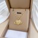 Love 【 】 Surrounding Light Luxury Charm Gorgeous Full Diamond Necklace Women's Versatile Clavicle Titanium Steel Chain 【 】_ipsvogv.com