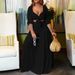 Women's Clothing women's summer fashion casual street suit pleated sexy solid color foreign trade two piece suit_ipsvogv.com