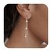 Women’s Jewelry Set Fashion Real Gold Brass Electroplating Fashion Long Tassel Earrings Inlaid With Zircon Ladies Luxury Earrings_ipsvogv.com