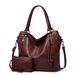2024 new women's bag, European and American portable large bag tote bag, soft leather large-capacity shoulder messenger women's bag_ipsvogv.com