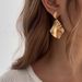 Unique Wrinkled Pendant High-end Geometric Exaggerated Earrings_ipsvogv.com