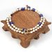 4mm Round Beads Shell Thousand Flower Glass Devil Eye OT Buckle Necklace Clavicle Chain Female_ipsvogv.com