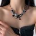 Y2K Heavy Industry Exaggerated High End Necklaces, Female Niche Subculture, Punk Hip Hop, Clavicle Chain, Choker, Neck_ipsvogv.com