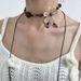 Bohemian Flower Wooden Braided Necklace Female New Chinese Ethnic Style Choker Clavicle Chain Retro Accessories_ipsvogv.com