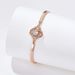 Women's Jewelry Four Leaf Clover Bracelet Creative Alloy Diamond Ladies Bracelet_ipsvogv.com
