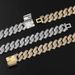 Men's Jewelry Copper Zirconium Hip Hop Necklace Jewelry Trendy Brand 14mm Diamond Shaped Cuban Necklace For Men And Women_ipsvogv.com