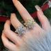 Rotatable Light Luxury Zircon Snowflake Ring Women's High Sense Exquisite Trendy Ring Niche New Versatile Jewelry Wholesale_ipsvogv.com