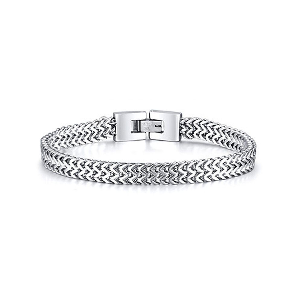Stainless Steel Dragon Bone Chain Hip Hop For Men Men's Bracelet Jewelry_ipsvogv.com