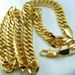 90cm 80cm 70cm 60cm 50cm Length Solid Men's Vacuum Plating Cuban Curb Chain Necklace_ipsvogv.com