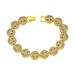 New Hip Hop Full Diamond Smiling Face Bracelet Trendy and Cool Nightclub Bounce Men's Handicraft_ipsvogv.com