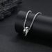 Titanium Steel Zircon Necklace For Men And Women, Personalized Interlocking Double Rings, Simple Hip Hop Sweater Chain, Couple Jewelry_ipsvogv.com