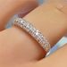 Cao Shi's New With Full Diamond, Three Rows Of Zircon, Couple's Ring Design, Layered Ring, Ins Trend_ipsvogv.com