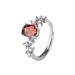 Live Streaming Hot Selling Pomegranate Red Zircon For Women With Adjustable Opening Index Finger Ring, Light Luxury And_ipsvogv.com
