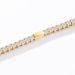Titanium Steel White Trendy Style Inlaid Zircon Light Luxury Single Row Full Diamond Tennis Hip-Hop Necklace_ipsvogv.com