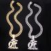 Unisex Hip Hop Accessories Full Diamond Stitching Letter OTF Pendant Punk Hipster Rap Cuban Necklace_ipsvogv.com