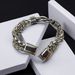 New Hip-Hop Style For Men Titanium Steel Chain Thick Mixed Magnetic Clasp Bracelet Jewelry_ipsvogv.com