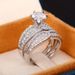 Cao Shi's New Flash Diamond Engagement for Women's Ring Fashion Light Luxury Headpiece_ipsvogv.com