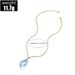 Fashion Personality Irregular Blue Water Diamond Necklace Collar_ipsvogv.com