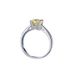 Sterling Silver Classic Letter Ring Moissanite/Hi-Carbon Diamond Adjustable Sizes For Women_ipsvogv.com