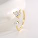 Light Luxury Fashion Design Ring Female Gold Plated Inlaid Love Zircon Pearl Open Ring_ipsvogv.com