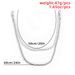 Pearl Double Waist Chain Punk Metal Chain Trouser Chain Accessories_ipsvogv.com