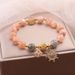 New Natural Sun Stone Bracelet For Women's Ins, Niche Design, Boat Rudder, Transfer Beads, Crystal, Best Friend_ipsvogv.com