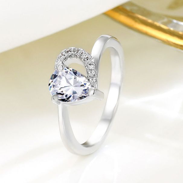 Temperament High End Hot Selling Copper Inlaid Pear Shaped Zircon Ring Female Niche Light Luxury Design Closed Ring Finger Ring_ipsvogv.com