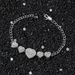 New Hip Hop Style Classic Personalized Peach Heart Splicing Bracelet_ipsvogv.com