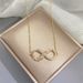 new women;s necklace 8-character love necklace female infinite love heart-shaped necklace collarbone chain gift manufacturer_ipsvogv.com