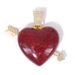 Unisex Alloy Full Diamond Jewelry Cupid's Arrow Red Heart Pendant Retro Personality Hip Hop Love Cuban Chain_ipsvogv.com