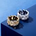 Hip Hop 14mm Wilted Cuban Real Gold Electroplated Double Row Zircon Ring_ipsvogv.com