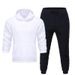 Men's Clothing men's casual sports fitness solid color sweatshirt suit hooded sweatshirt_ipsvogv.com