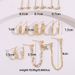 Women’s Jewelry Set Fashion Inlaid Rhinestone Ladies Earrings Creative Retro Gold Earrings Set_ipsvogv.com