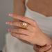 Titanium Steel Ring With A High-end Feel For Men And Women, Hollowed Out Star Studded Diamond Ring, Niche Design, No_ipsvogv.com