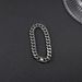 Titanium Men's Cuban Trendy Six-Sided Thick Stainless Steel Precision Polished Bracelet CE618_ipsvogv.com