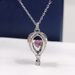 Beating Heart Confession Balloon Necklace Female Element Crystal Clavicle Necklace Female_ipsvogv.com