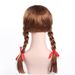Play butterfly ponytail Halloween Anna shape role play bow cosplay wig Halloween_ipsvogv.com