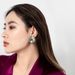 Matsumoto Ena Style Copper Gold-Plated Irregular Geometric Design High-End Elegant Light Luxury Earrings For Women_ipsvogv.com