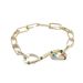Gold Plated Fashion Personality Chain Bracelet For Women Retro Diamond Emerald Snake Bracelet_ipsvogv.com