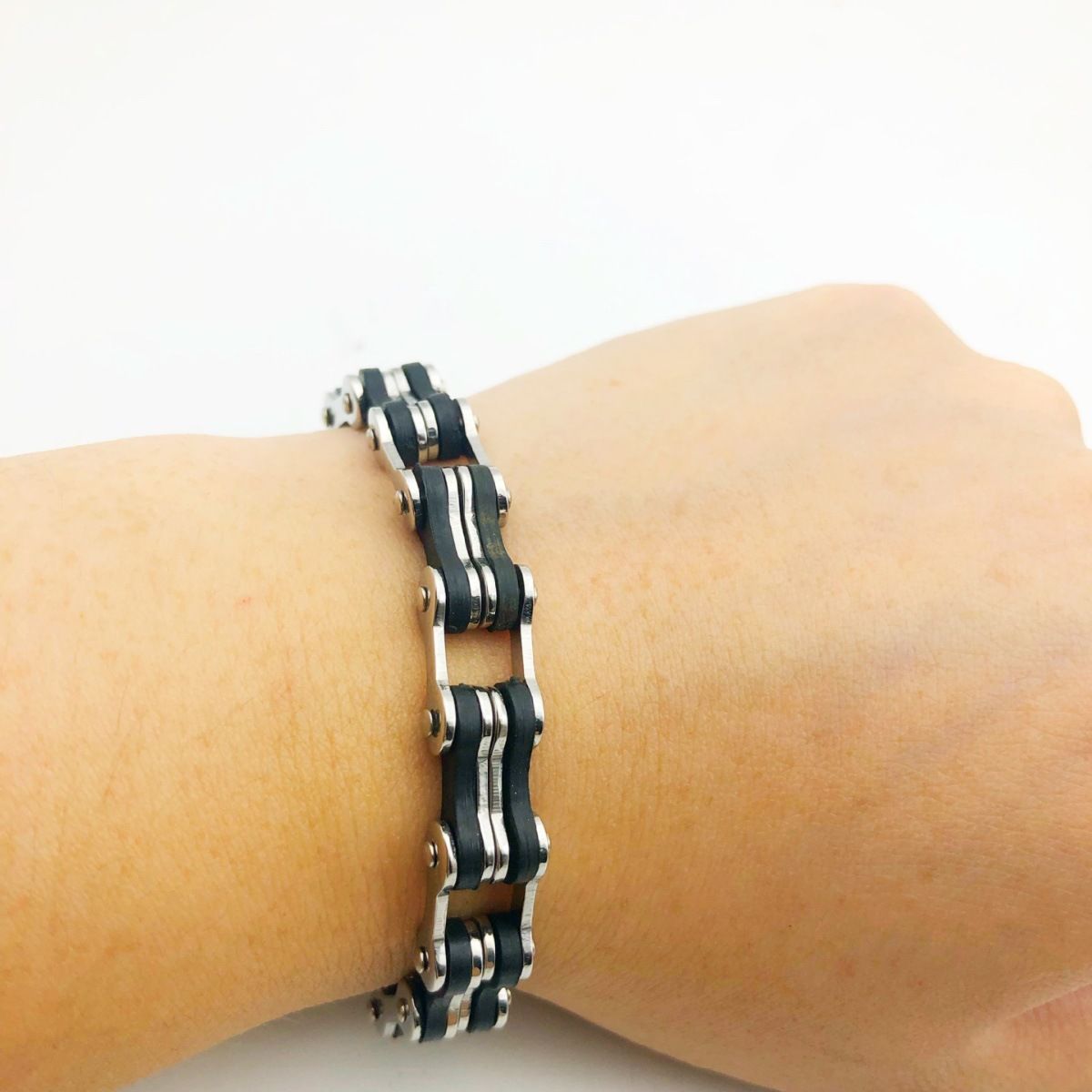 Personalized Bracelet Stainless Steel Men's Jewelry Bangle Straight_ipsvogv.com